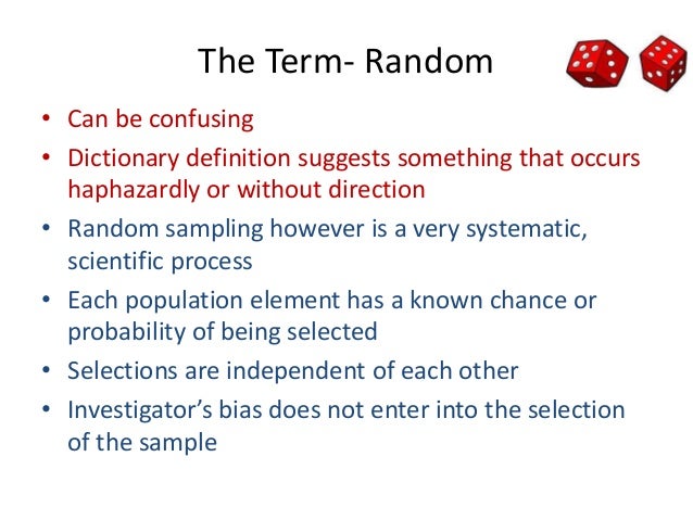 An overview of sampling An overview of sampling