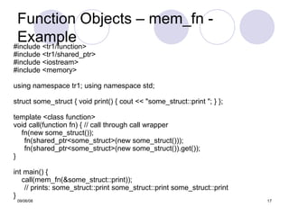 An Overview Of Standard C++Tr1