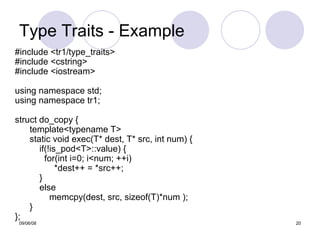 An Overview Of Standard C++Tr1