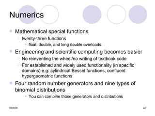 An Overview Of Standard C++Tr1