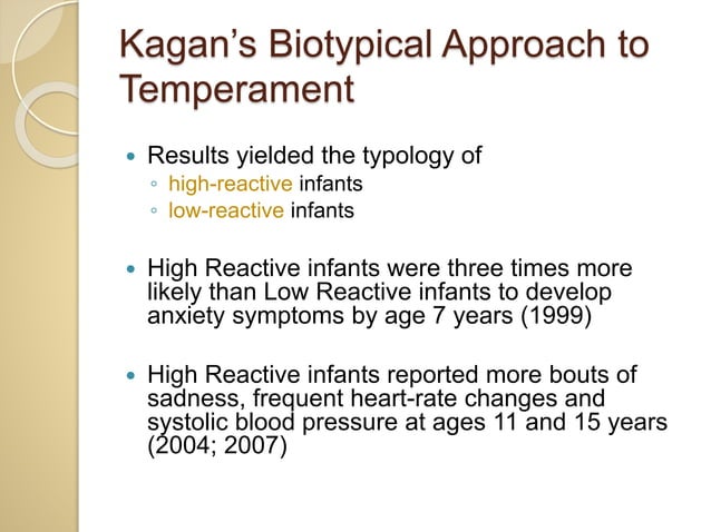 An Overview Of Temperament And Development Ppt