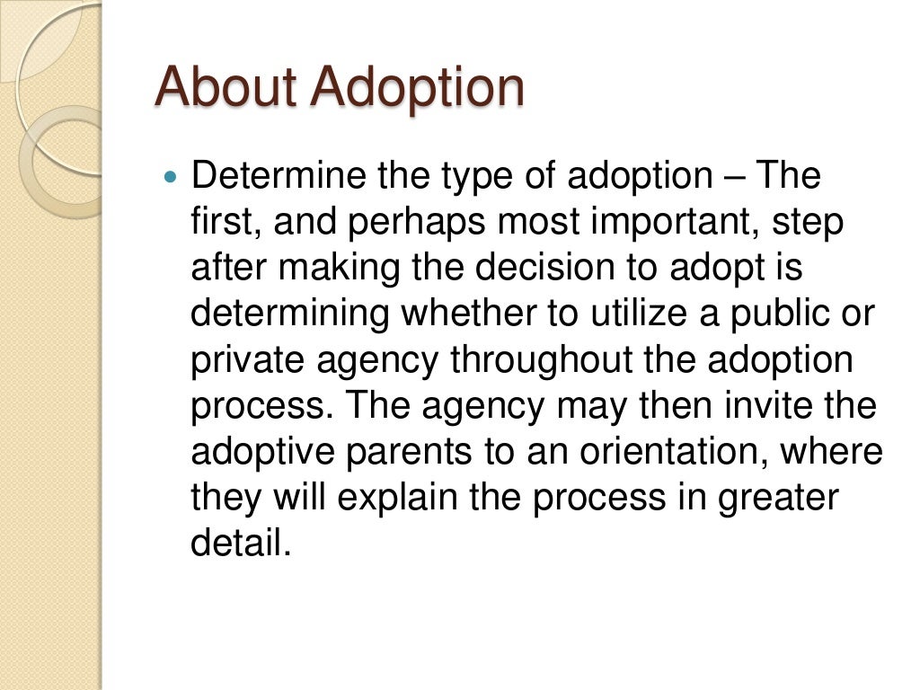 An Overview of the Adoption Process