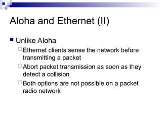 An Overview of the Aloha protocols.pptwfwfw | PPT