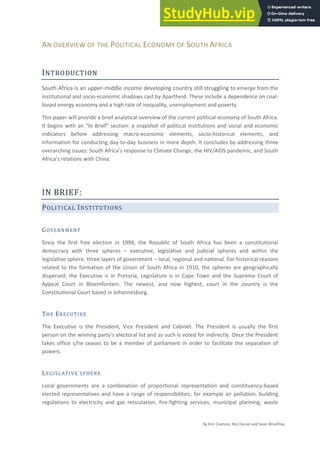 An overview of the political economy of South Africa.pdf