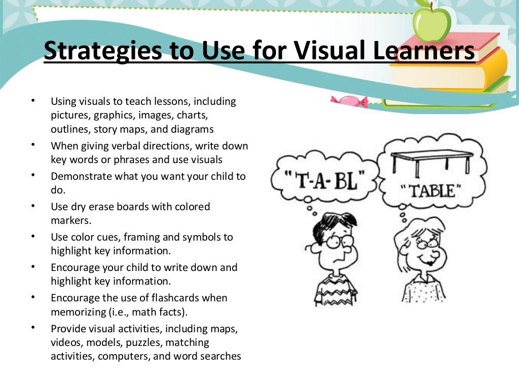 An overview of visual, auditory, and kinesthetic learners