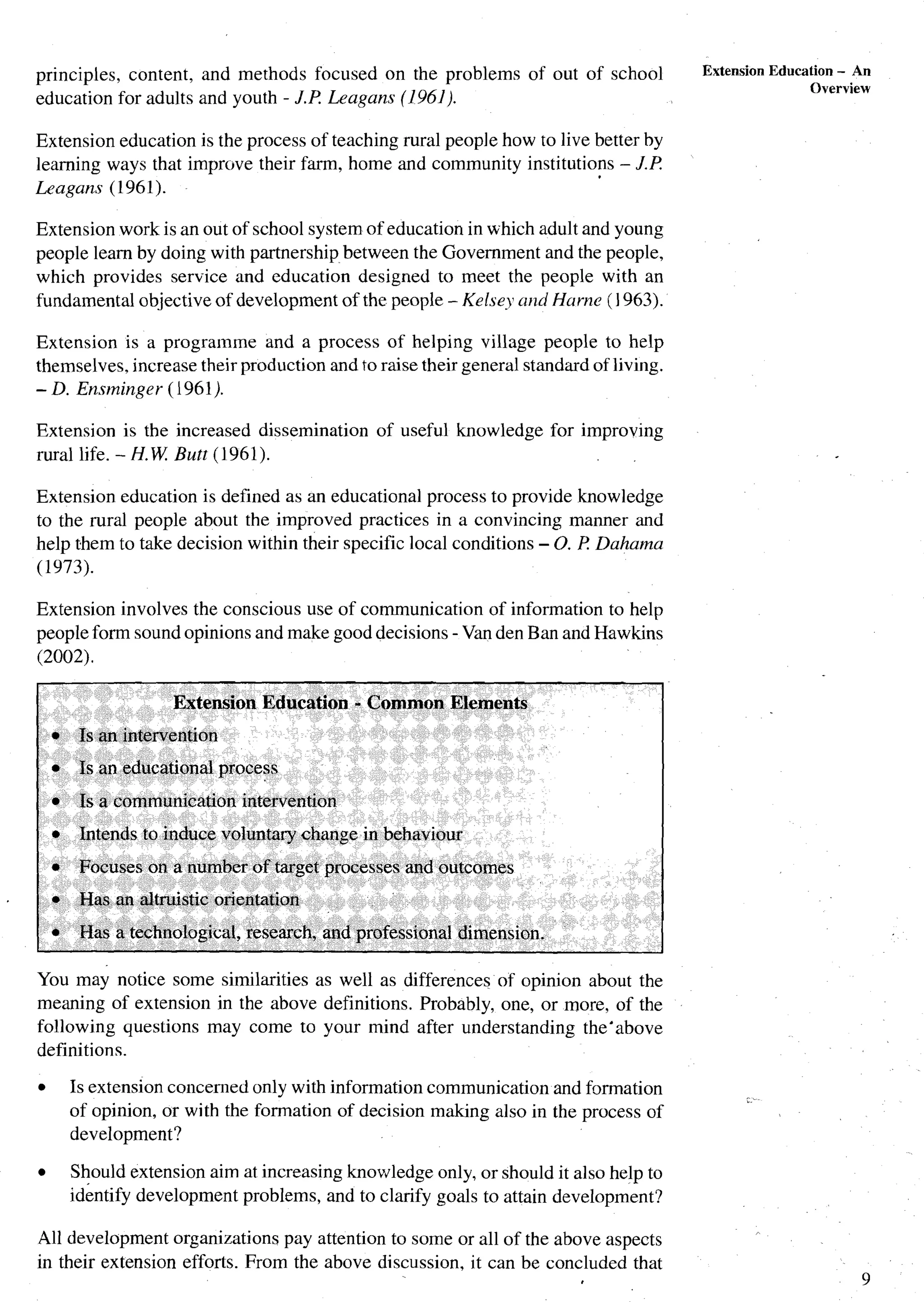 An overview on Extension | PDF