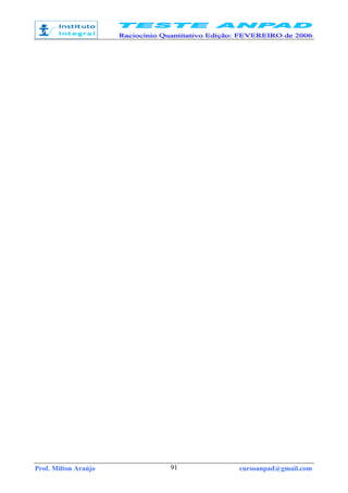 Prof. Milton Araújo cursoanpad@gmail.com91
 