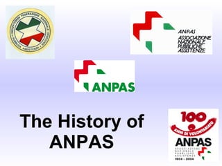 The History of ANPAS 