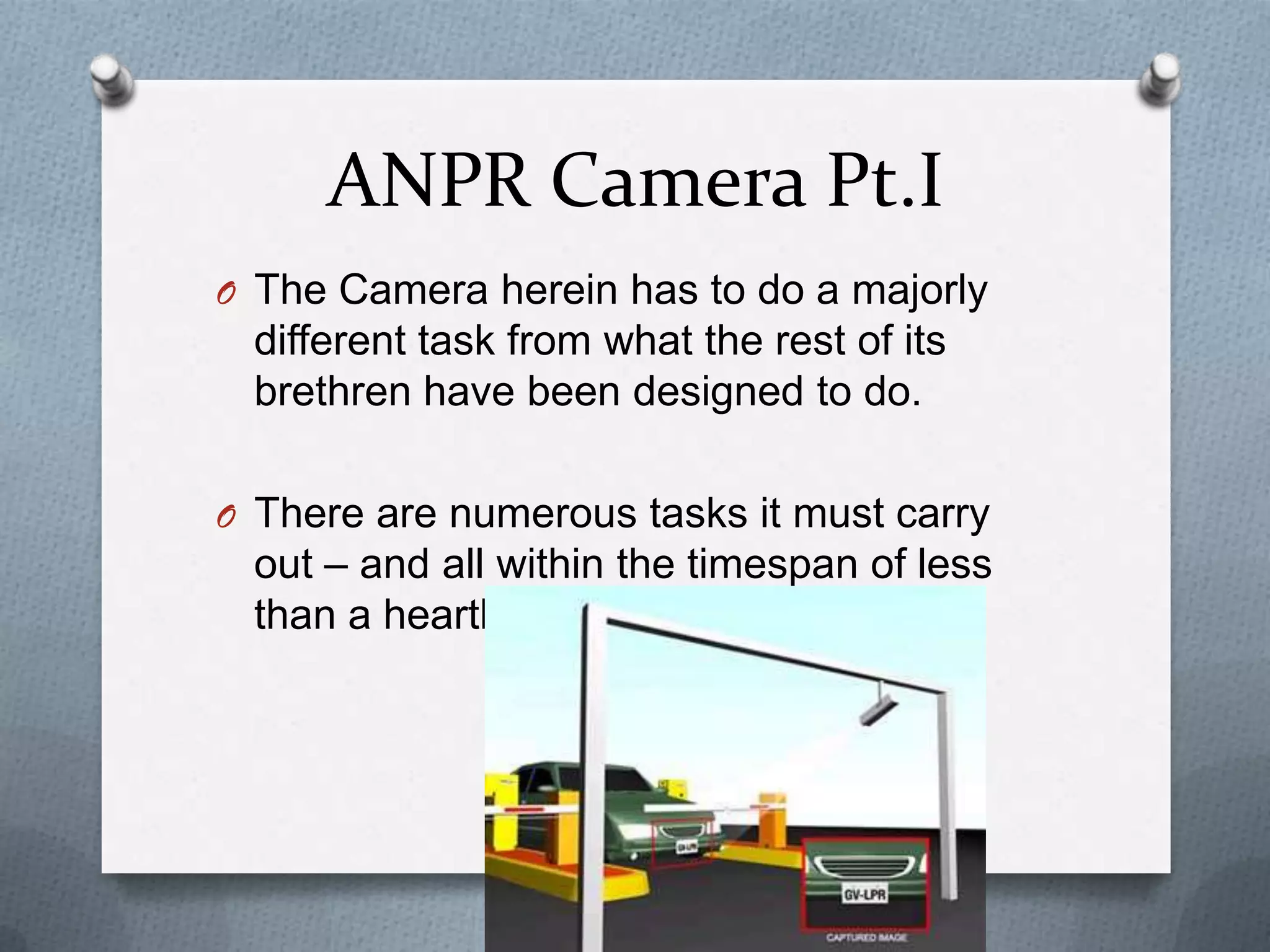 Automatic Number Plate Recognition (ANPR) | PPTX