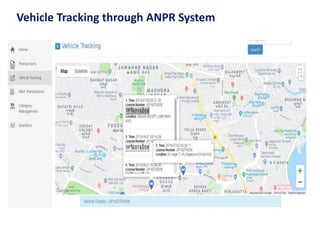 Vehicle Tracking through ANPR System
 