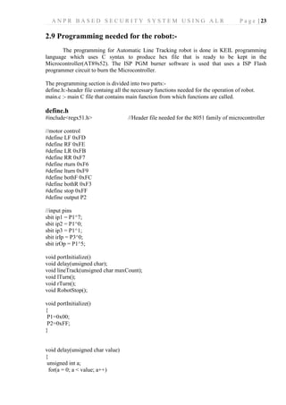 Anpr based licence plate detection report | PDF