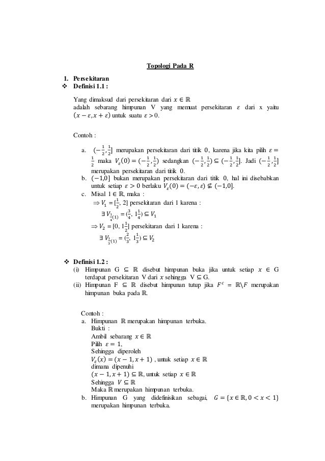 Analisis Real
