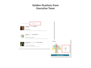 Golden Ovations from
Executive Team
 
