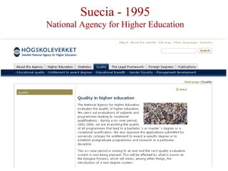Suecia - 1995 National Agency for Higher Education 