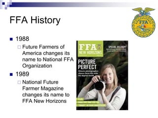 1.01 FFA Organization (Animal Science I) | PPTX