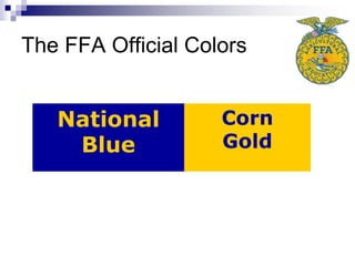 1.01 FFA Organization (Animal Science I) | PPTX