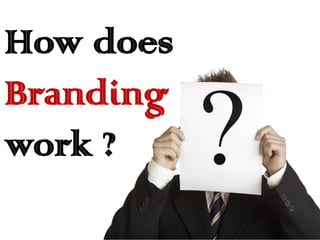 How does
Branding
work ?
 