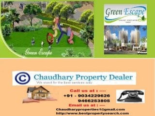 Ansal api green escape, 4 BHK flats in sonipat city.
