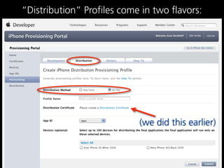 “Distribution” Profiles come in two flavors:




                            (we did this earlier)
 