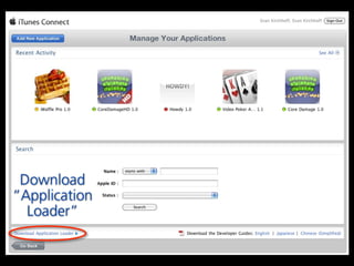 Download
“Application
  Loader”
 