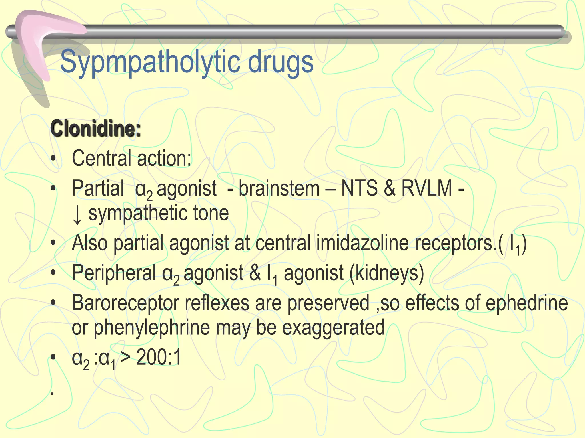 Autonomic nervous system drugs | PPT