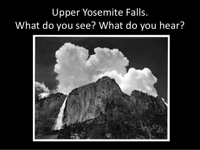 Ansel Adams Why Black and White