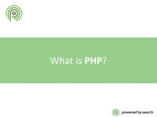 What is PHP?

 