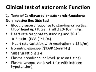 Clinical Significance of autonomic nervous System | PPTX