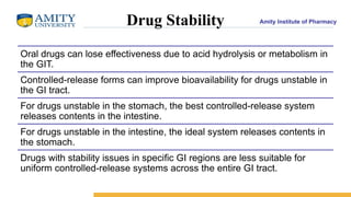 Controlled and sustained drug delivery system | PPTX