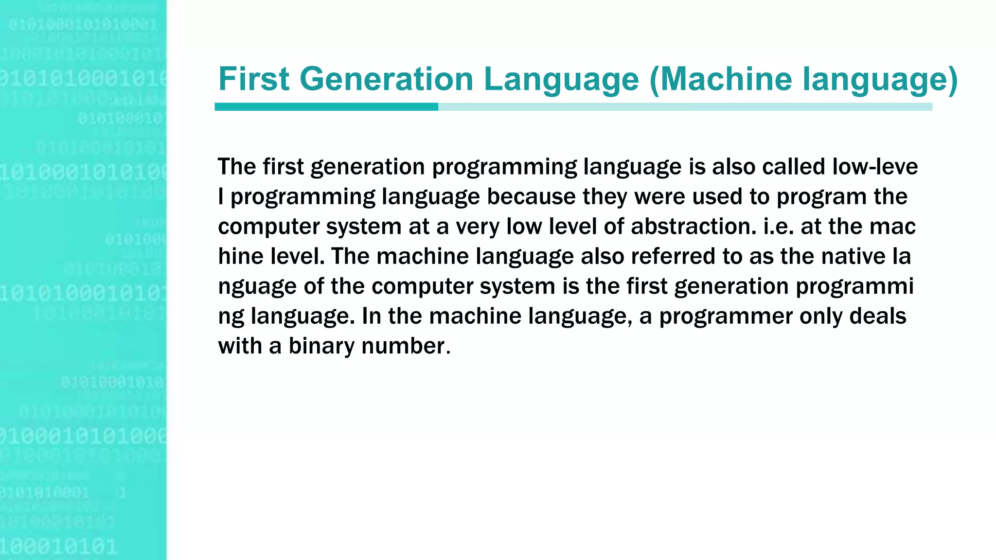 Programming languages | PPT