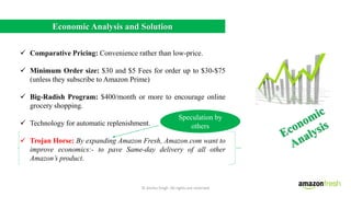 Anshu amazon fresh case study | PPTX