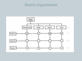 Matrix organization
 
