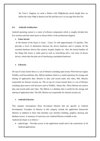 Anshul chechani android app development report | PDF
