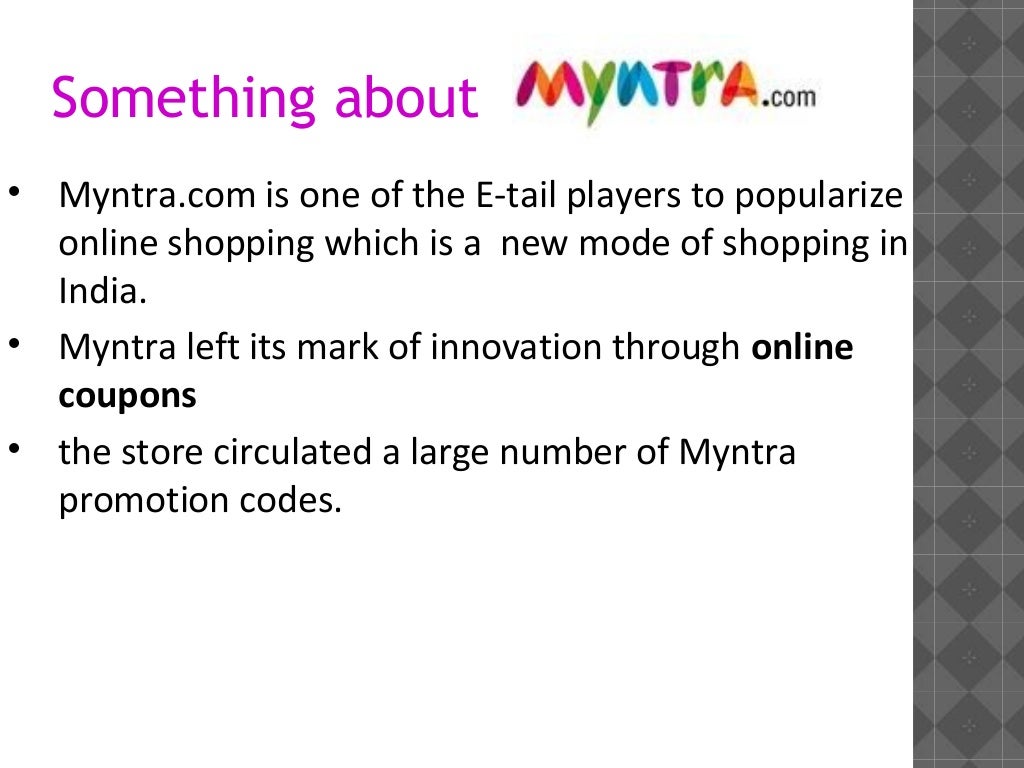 myntra ppt