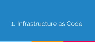 1. Infrastructure as Code
 
