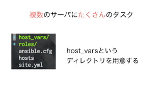 Υ`ФˤΥ
host_varsȤ
ǥ쥯ȥ⤹
 