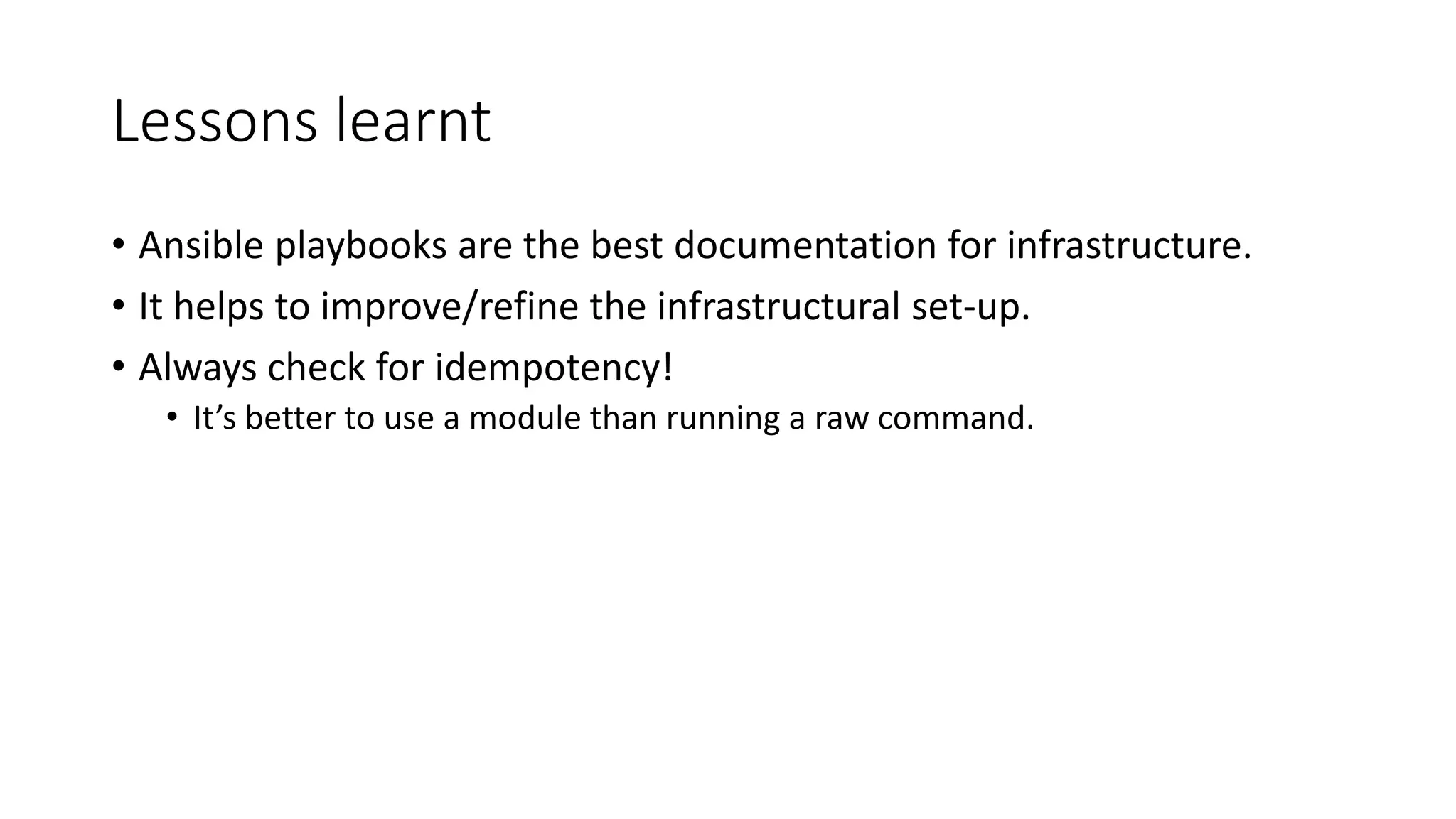 Ansible E2E Testing | PPT