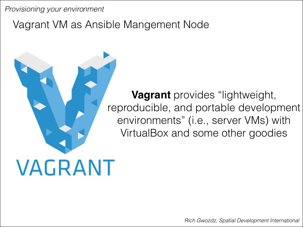vagrant provision