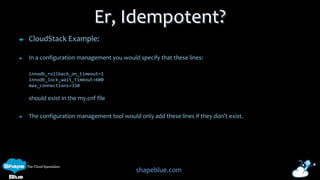Ansible & CloudStack - Configuration Management | PPTX