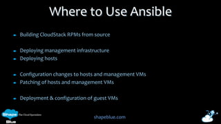 Ansible & CloudStack - Configuration Management | PPTX