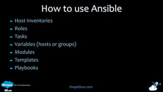 Ansible & CloudStack - Configuration Management | PPTX