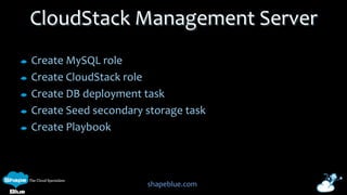 Ansible & CloudStack - Configuration Management | PPTX