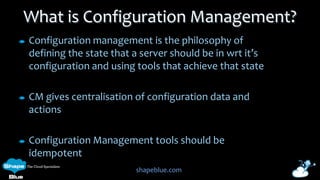 Ansible & CloudStack - Configuration Management | PPTX