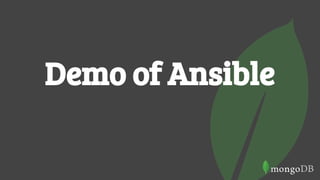 Demo of Ansible
 