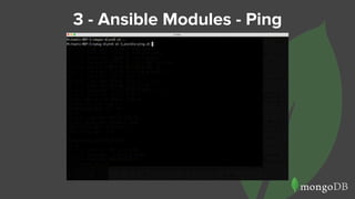 3 - Ansible Modules - Ping
 