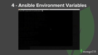 4 - Ansible Environment Variables
 