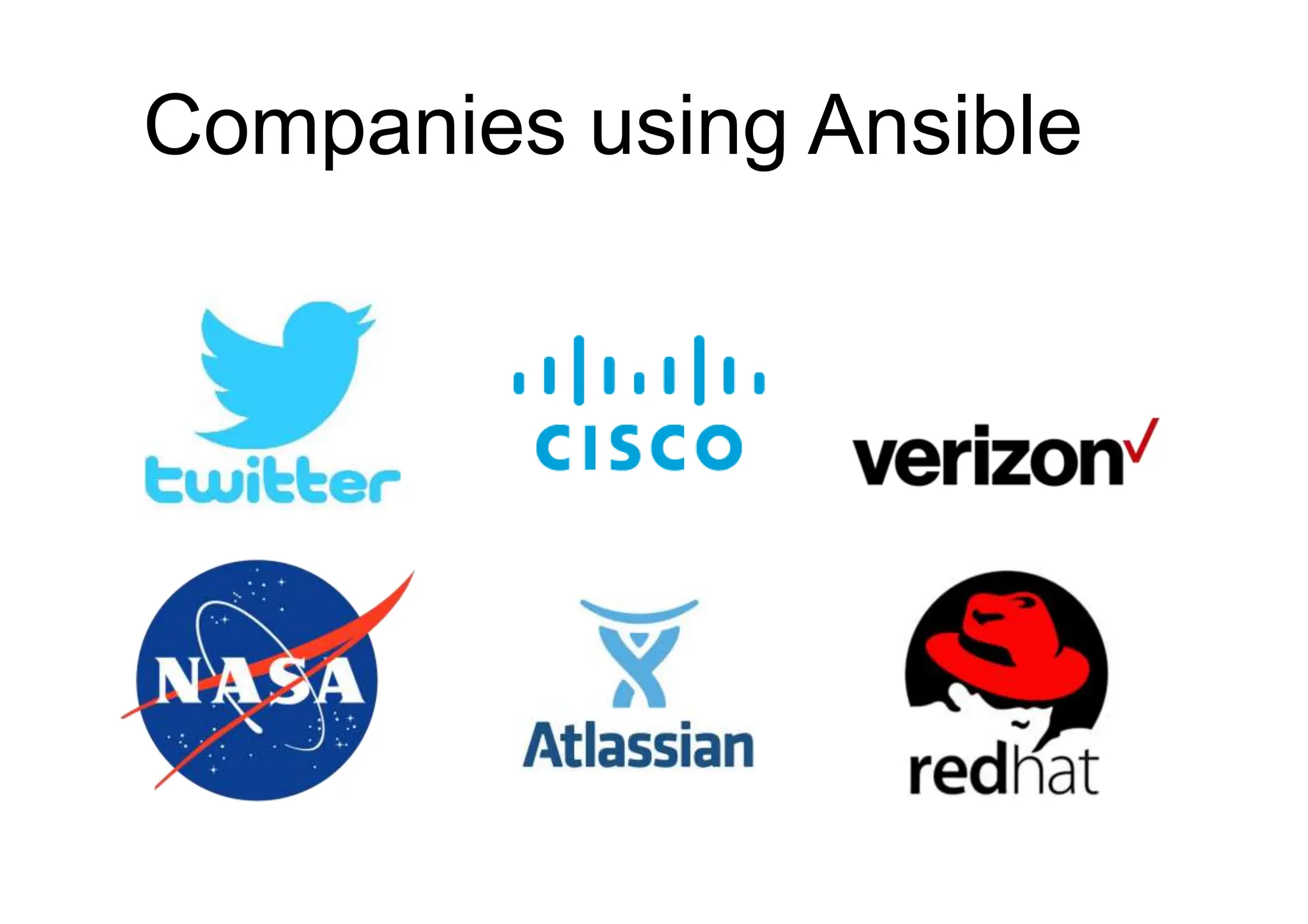 Companies using Ansible
 
