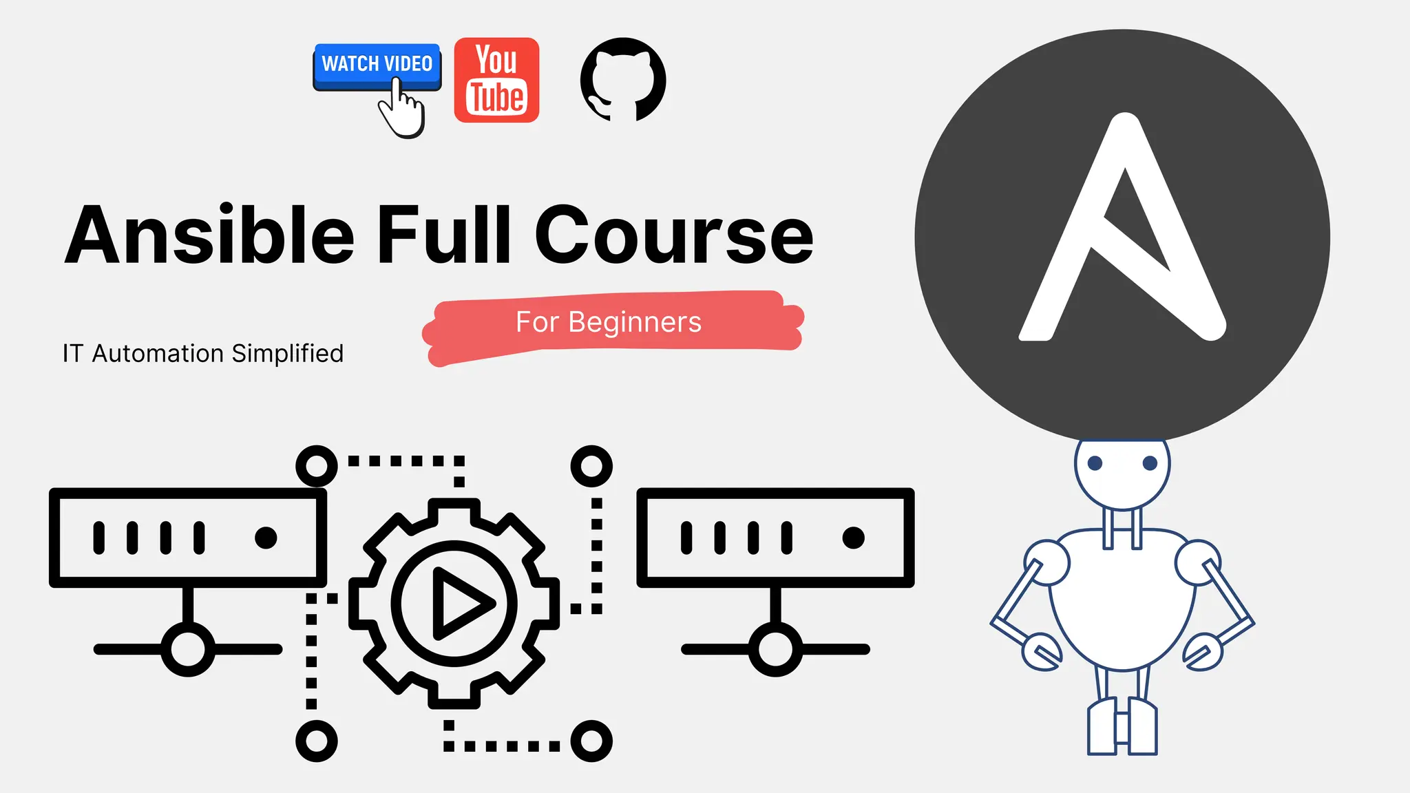 Ansible Full Course
IT Automation Simplified
For Beginners
 