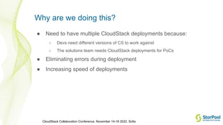 Automated CloudStack Deployment | PDF