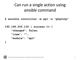 Using Ansible Dynamic Inventory with Amazon EC2 | PPT